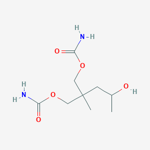 molecular formula C9H18N2O5 B133079 [2-(Carbamoyloxymethyl)-4-hydroxy-2-methylpentyl] carbamate CAS No. 3567-43-9