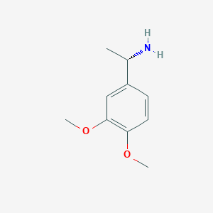 molecular formula C10H15NO2 B1330792 (S)-1-(3,4-二甲氧基苯基)乙胺 CAS No. 65451-89-0