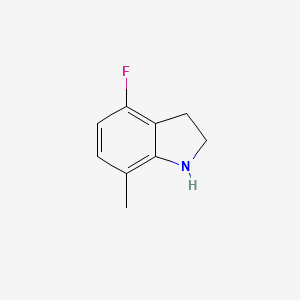 4-fluoro-7-methyl-2,3-dihydro-1H-indole