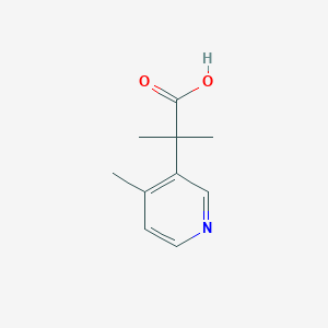 2-Methyl-2-(4-methylpyridin-3-yl)propanoic acid