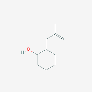 2-(2-Methylprop-2-en-1-yl)cyclohexan-1-ol