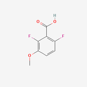 molecular formula C8H6F2O3 B1330795 2,6-二氟-3-甲氧基苯甲酸 CAS No. 886498-30-2