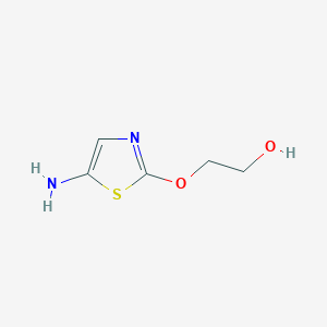 2-[(5-Amino-1,3-thiazol-2-yl)oxy]ethan-1-ol