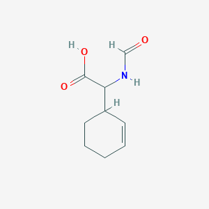 2-(Cyclohex-2-EN-1-YL)-2-formamidoacetic acid