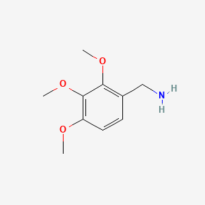 molecular formula C10H15NO3 B1330802 2,3,4-三甲氧基苄胺 CAS No. 41219-16-3