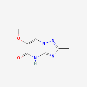 molecular formula C7H8N4O2 B13308040 6-Methoxy-2-methyl-4H,5H-[1,2,4]triazolo[1,5-a]pyrimidin-5-one 