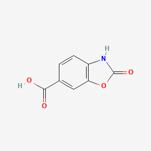 molecular formula C8H5NO4 B1330807 2-Oxo-2,3-dihydro-1,3-benzoxazole-6-carboxylic acid CAS No. 54903-16-1