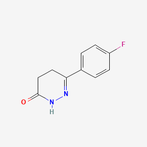 molecular formula C10H9FN2O B1330809 6-(4-氟苯基)-4,5-二氢-3(2H)-吡啶酮 CAS No. 39499-62-2