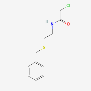 N-[2-(benzylsulfanyl)ethyl]-2-chloroacetamide