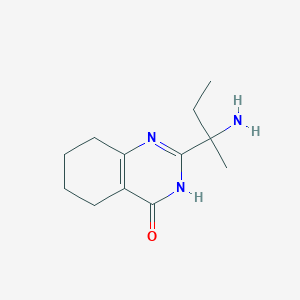 2-(2-Aminobutan-2-yl)-3,4,5,6,7,8-hexahydroquinazolin-4-one