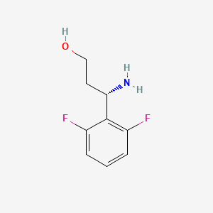 (3S)-3-amino-3-(2,6-difluorophenyl)propan-1-ol