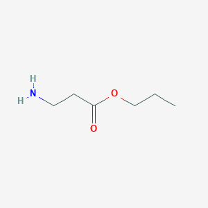 molecular formula C6H13NO2 B13308150 Propyl 3-aminopropanoate 