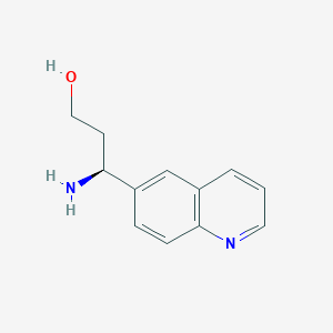 (3S)-3-Amino-3-(6-quinolyl)propan-1-OL