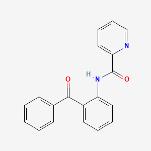 B1330819 N-(2-benzoylphenyl)pyridine-2-carboxamide CAS No. 124522-52-7