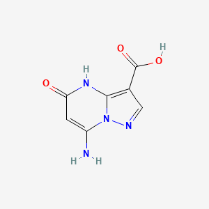 7-Amino-5-hydroxypyrazolo[1,5-A]pyrimidine-3-carboxylic acid