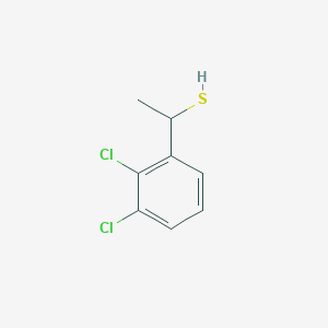 molecular formula C8H8Cl2S B13308329 1-(2,3-Dichlorophenyl)ethane-1-thiol 