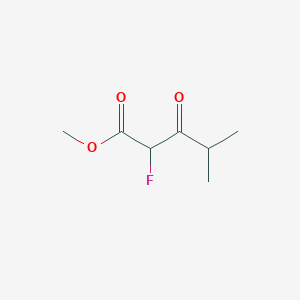 Methyl 2-fluoro-4-methyl-3-oxopentanoate