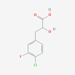 3-(4-Chloro-3-fluorophenyl)-2-hydroxypropanoic acid