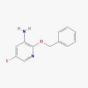 2-(Benzyloxy)-5-fluoropyridin-3-amine