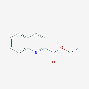 molecular formula C12H11NO2 B1330848 喹啉-2-羧酸乙酯 CAS No. 4491-33-2