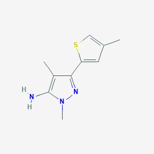 1,4-Dimethyl-3-(4-methylthiophen-2-yl)-1H-pyrazol-5-amine