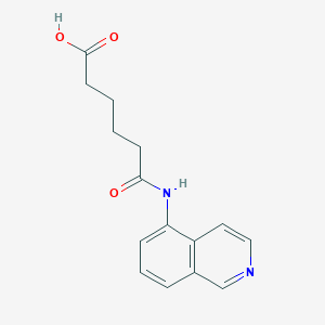 5-[(Isoquinolin-5-yl)carbamoyl]pentanoic acid