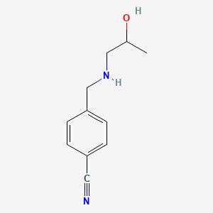 4-{[(2-Hydroxypropyl)amino]methyl}benzonitrile