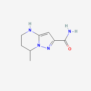 7-Methyl-4H,5H,6H,7H-pyrazolo[1,5-a]pyrimidine-2-carboxamide