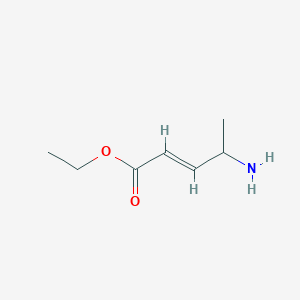 Ethyl (2E)-4-aminopent-2-enoate