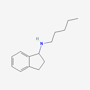 N-pentyl-2,3-dihydro-1H-inden-1-amine