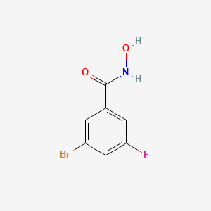 3-bromo-5-fluoro-N-hydroxybenzamide