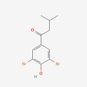 1-(3,5-Dibromo-4-hydroxyphenyl)-3-methylbutan-1-one