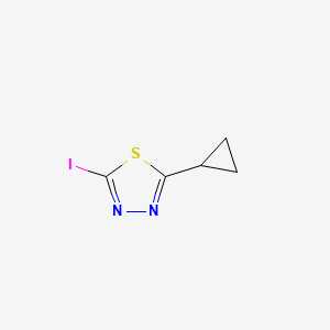 2-Cyclopropyl-5-iodo-1,3,4-thiadiazole