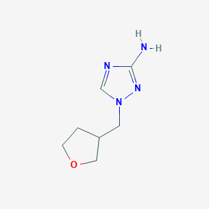 1-(Oxolan-3-ylmethyl)-1H-1,2,4-triazol-3-amine