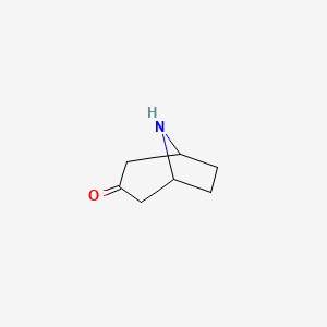 molecular formula C7H11NO B1330861 8-氮杂双环[3.2.1]辛酮 CAS No. 5632-84-8