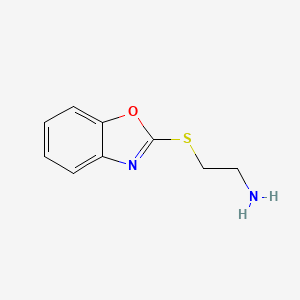 B1330862 2-(1,3-Benzoxazol-2-ylsulfanyl)ethanamine CAS No. 76111-71-2