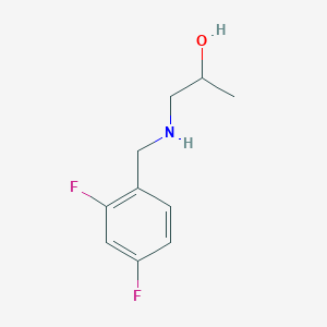 1-{[(2,4-Difluorophenyl)methyl]amino}propan-2-ol