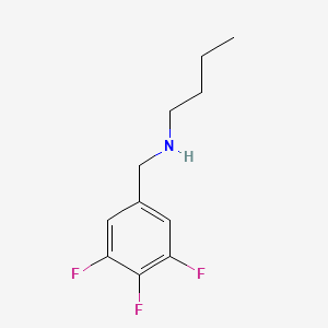 molecular formula C11H14F3N B13308692 Butyl[(3,4,5-trifluorophenyl)methyl]amine 