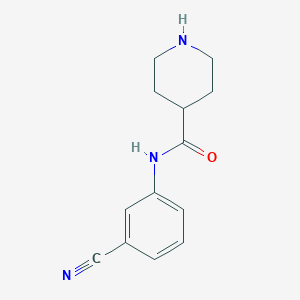 N-(3-Cyanophenyl)piperidine-4-carboxamide