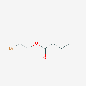 molecular formula C7H13BrO2 B13308712 2-Bromoethyl 2-methylbutanoate 