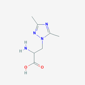 2-amino-3-(dimethyl-1H-1,2,4-triazol-1-yl)propanoic acid