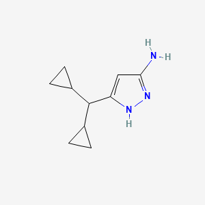 3-(Dicyclopropylmethyl)-1H-pyrazol-5-amine