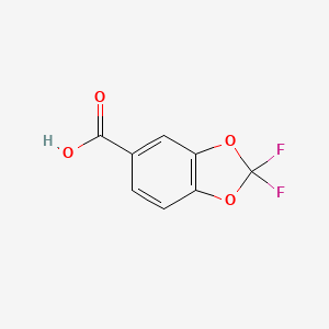 B1330875 2,2-Difluoro-1,3-benzodioxole-5-carboxylic acid CAS No. 656-46-2