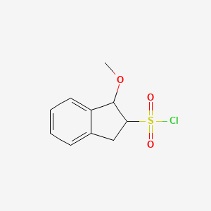 1-Methoxy-2,3-dihydro-1H-indene-2-sulfonyl chloride