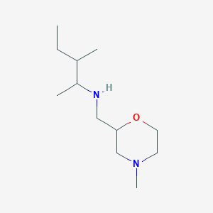 [(4-Methylmorpholin-2-yl)methyl](3-methylpentan-2-yl)amine