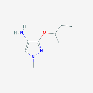 3-(Butan-2-yloxy)-1-methyl-1H-pyrazol-4-amine