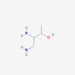 molecular formula C4H12N2O B13308874 3,4-Diaminobutan-2-ol 