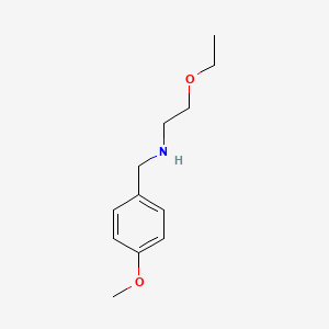 (2-Ethoxyethyl)[(4-methoxyphenyl)methyl]amine