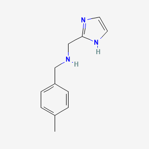 (1H-Imidazol-2-ylmethyl)[(4-methylphenyl)methyl]amine