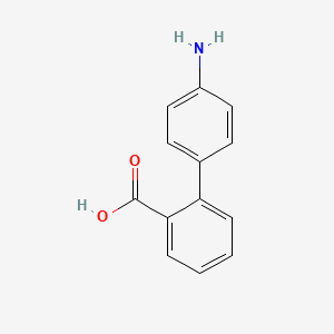 molecular formula C13H11NO2 B1330890 4'-Aminobiphenyl-2-carboxylic acid CAS No. 25829-61-2